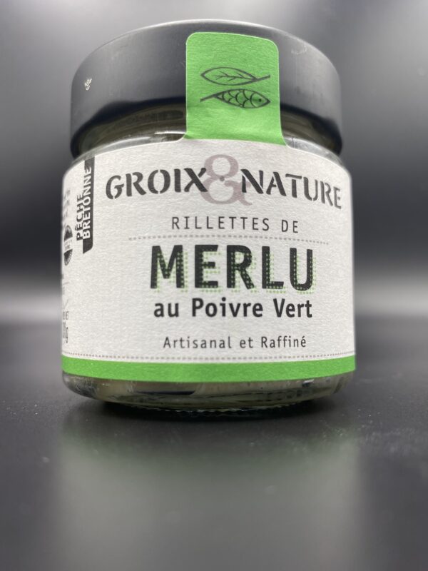 Rillettes de Merlu au Poivre Vert