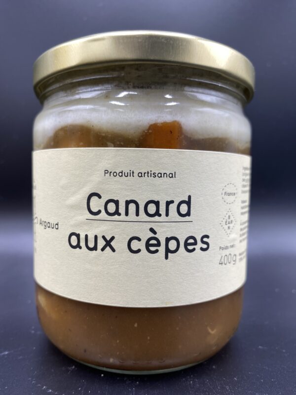 Canard aux Cèpes maison Argaud